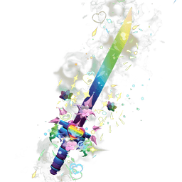 Rainbow Heart Sakura Blade