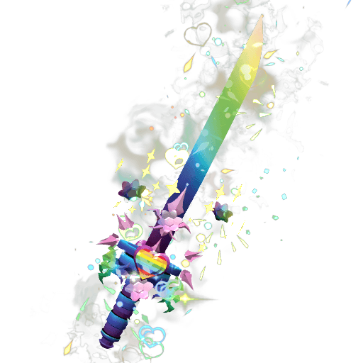 Rainbow Heart Sakura Blade