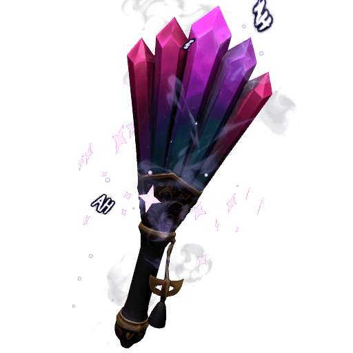 Folded Crystal Fan