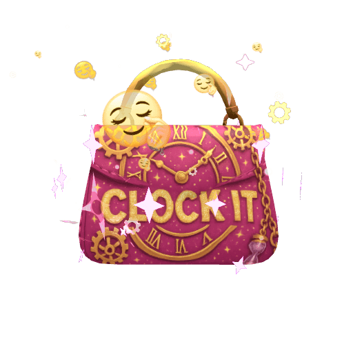 Clock it Purse
