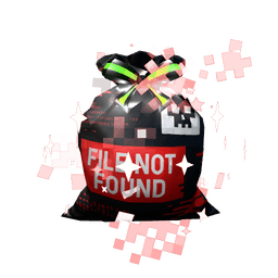 404 Not Found Trash Bag