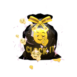 Clock it Trash Bag