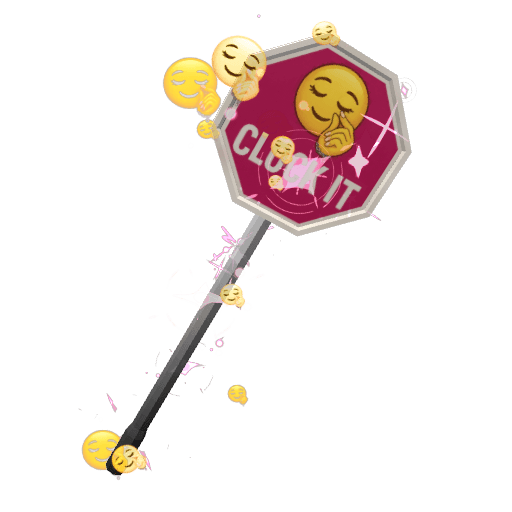 Clock it Stop Sign